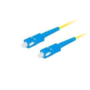 LANBERG optický patch cord SM SC/UPC-SC/UPC simplex 10m LSZH G657A1 průměr 3mm, barva žlutá