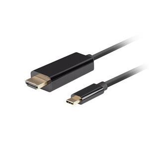 Lanberg USB-C(M)-&gt;HDMI(M) kabel 1m 4K 60Hz černá