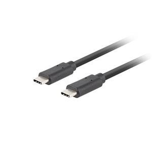 Lanberg USB-C M/M 3.1 GEN 2 kabel 1m 10GB/S PD100W černá