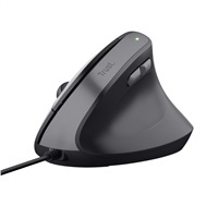TRUST myš Bayo II Ergonomická vertikální myš, USB, černá
