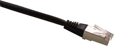 Patch cord FTP cat5e 1,5M černý