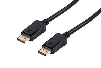 Kabel C-TECH DisplayPort 1.2, 4K@60Hz, M/M, 0,5m