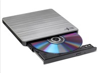 BAZAR - HITACHI LG - externí mechanika DVD-W/CD-RW/DVD±R/±RW/RAM GP60NS60, Slim, Silver, box+SW - Poškozený obal (Komple