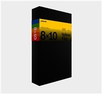 Polaroid DuoChrome film for 8x10 Black &amp; Yellow edition