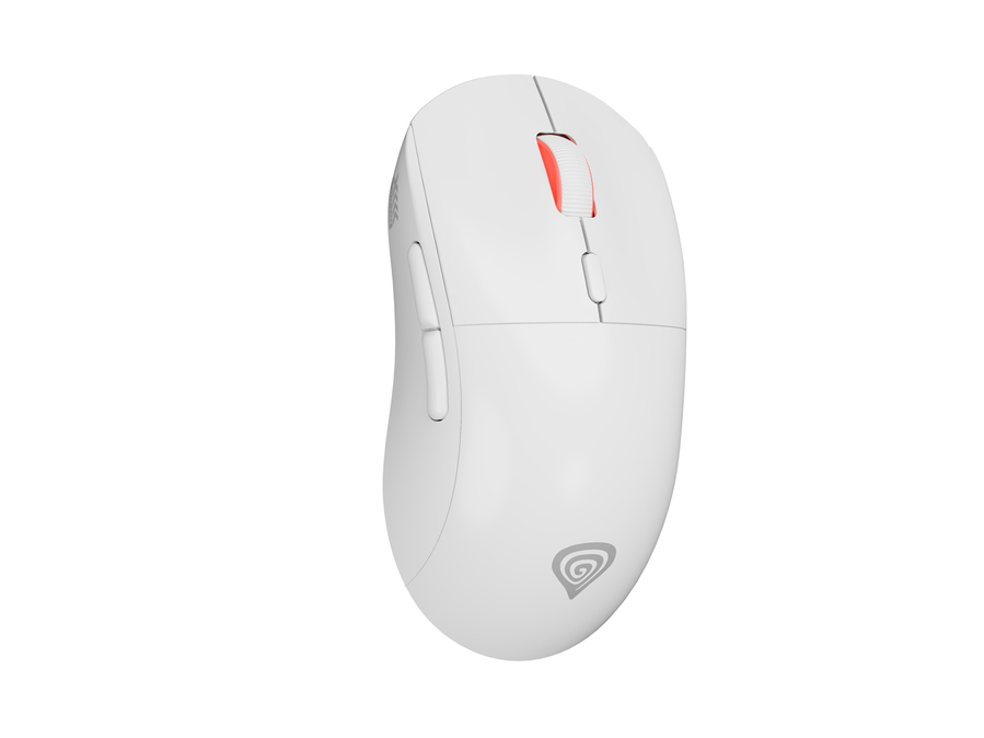 Genesis herní bezdrátová myš ZIRCON XIII. bílá/Herní/Optická/26 000 DPI/Bezdrátová USB + Bluetooth/B