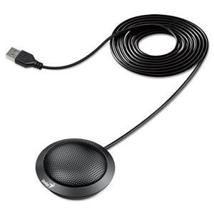 Genius MIC-100U Mikrofon, drátový, stolní, konferenční, všesměrový, citlivost -52,5dB, USB, 2m, černý