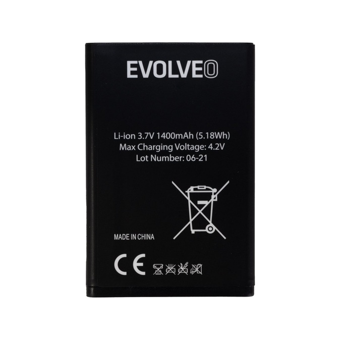 EVOLVEO originální baterie 1400 mAh pro EasyPhone EB,ET