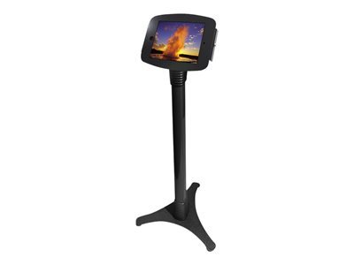 Compulocks Space Adjustable iPad 12.9" Floor Stand Black