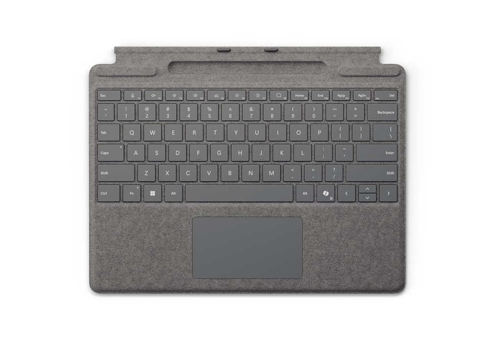 Microsoft Surface Pro Keyboard with Pen Storage (Platinum), Commercial, CZ&amp;SK