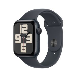 APPLE WATCH SE (2024) - 44mm - Temně inkoustový hliník s inkoustovým sportovním řemínkem M/L GPS