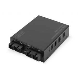 DIGITUS Professional Gigabit Multimode/Singlemode Media Converter SC/SC