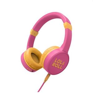 Energy Sistem Lol&amp;Roll Pop Kids Headphones Pink, navržená speciálně pro děti, omezením hladiny zvuku, Music Share