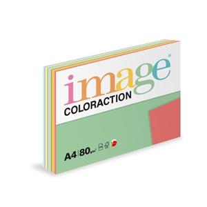 Kancelářský papír Image Coloraction A4/80g, TOP mix  10x25, mix - 250