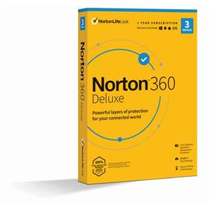 NORTON 360 DELUXE 25GB 1uživ pro 3 zařízení na 1 rok_ SK box