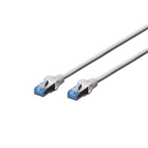 Digitus CAT 5e SF-UTP patch cable, PVC AWG 26/7, length 1 m, color grey