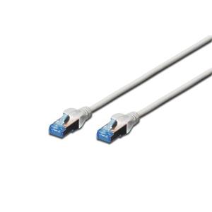 Digitus CAT 5e SF-UTP patch cable, PVC AWG 26/7, length 0.5 m, color grey