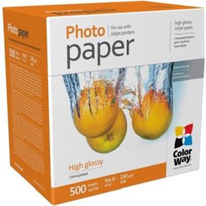 COLORWAY fotopapír/ high glossy 230g/m2, 10x15/ 500 kusů