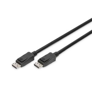 DIGITUS Připojovací kabel DisplayPort, DP M / M, 5,0 m, Ultra HD 8K, verze 1.3 / 1.4, bl