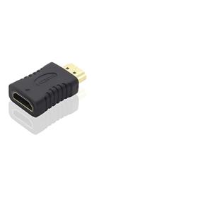 PremiumCord adaptér HDMI  - HDMI  (F/M), krátká, zlacené konektory