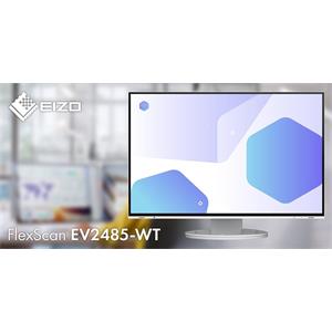EIZO FlexScan/EV2485-WT/24"/IPS/1920x1200/60Hz/5ms/White/5R