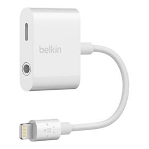 Belkin Lightning adaptér/rozdvojka 1x Lightning M/ 1x Lightning F + 1x 3,5mm jack