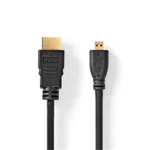 Nedis CVBW35000BK20 - Ultra High Speed HDMI Kabel| Konektor HDMI - HDMI | 8K@60Hz | 48 Gbps | 2.00 m | Kulatý | 6.5 mm | Antracit