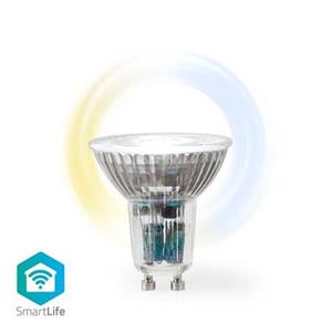 Nedis WIFILRW10GU10 - SmartLife LED žárovka|Wi-Fi | GU10 | 345 lm | 4.9 W | Teplé až chladné bílé| Android / IOS, /G