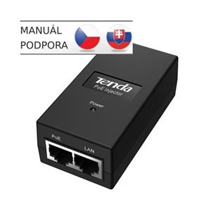 Tenda POE15F - Fast Ethernet Power Injector, 15.4 W, 10/100Mb/s, 802.3af, 48 V