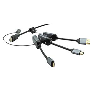 ProXtend kabel/redukce RING HDMI 4K výstup pro připojení zařízení s DisplayPort,Mini DisplayPort, USB-C