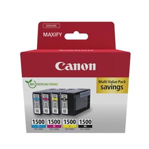 Canon CARTRIDGE PGI-1500 BK/C/M/Y MULTI-PACK pro MAXIFY MB2050, MB215x, MB2350, MB275x (300 str.)