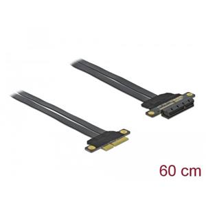 Delock Karta PCI Express Riser x4 na x4, s ohebným kabelem délky 60 cm