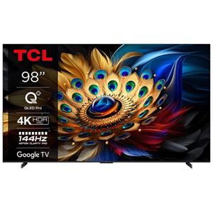 TCL 98C655 SMART TV 98" LED/4K UHD/Direct LED/4xHDMI/2xUSB/LAN/GoogleTV