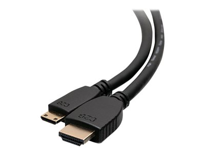 C2G 18in 4K HDMI to HDMI Mini Cable with Ethernet