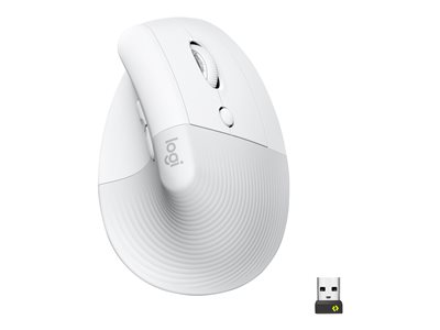 Logitech Wireless Mouse Lift for Business, off-white / pale grey