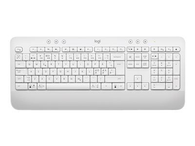 Logitech Signature K650 - Skandinávská (Dánština/Finština/Norština/Švédština) - Šedobílá