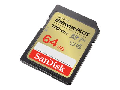 SanDisk SDXC karta 64GB Extreme PLUS (200 MB/s Class 10, UHS-I U3 V30)