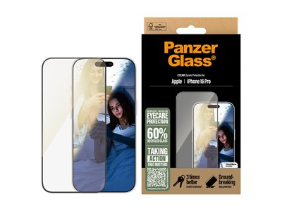 PanzerGlass? EyeCare Apple iPhone 16 Pro s instalačním rámečkem